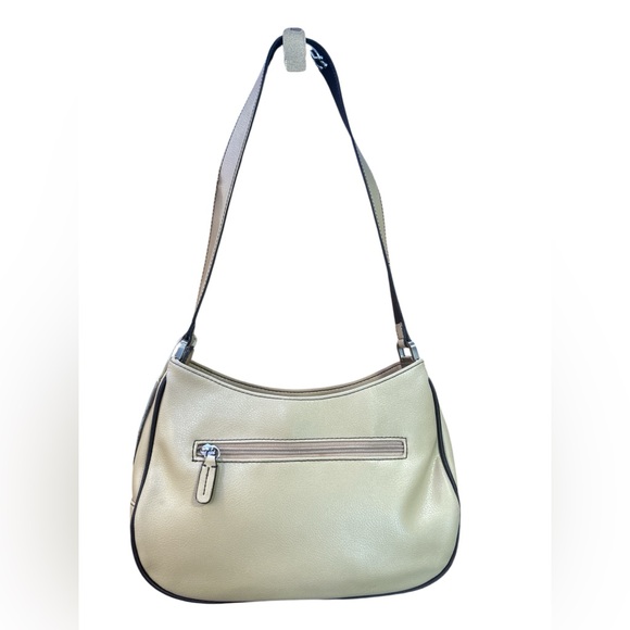 Liz Claiborne Beige Shoulder Bag with Floral and Animal Design - Picture 3 of 9